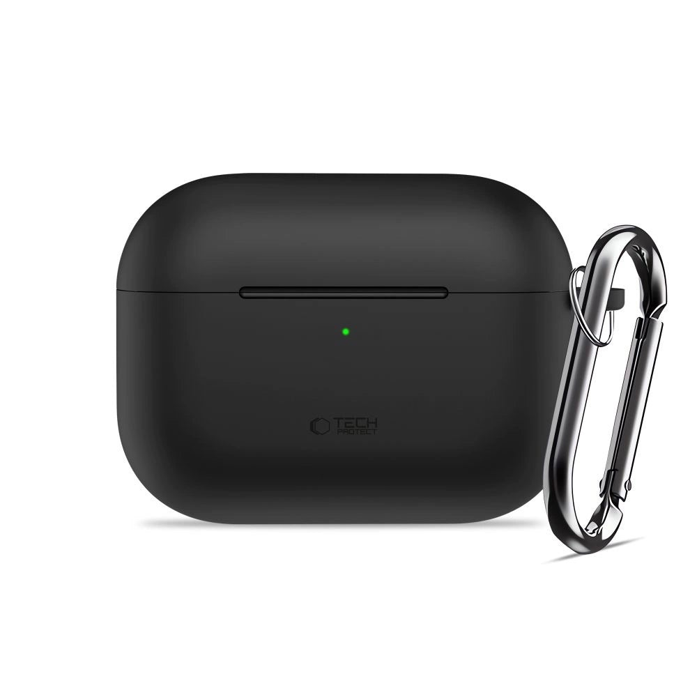 Etui Tech-Protect Silicone Hook na AirPods Pro 3 - czarne – zdjęcie 2
