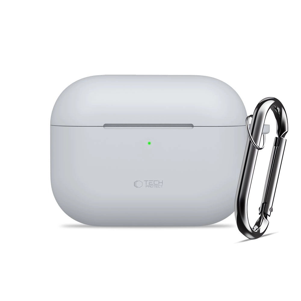 Etui Tech-Protect Silicone Hook na AirPods Pro - szare – zdjęcie 2