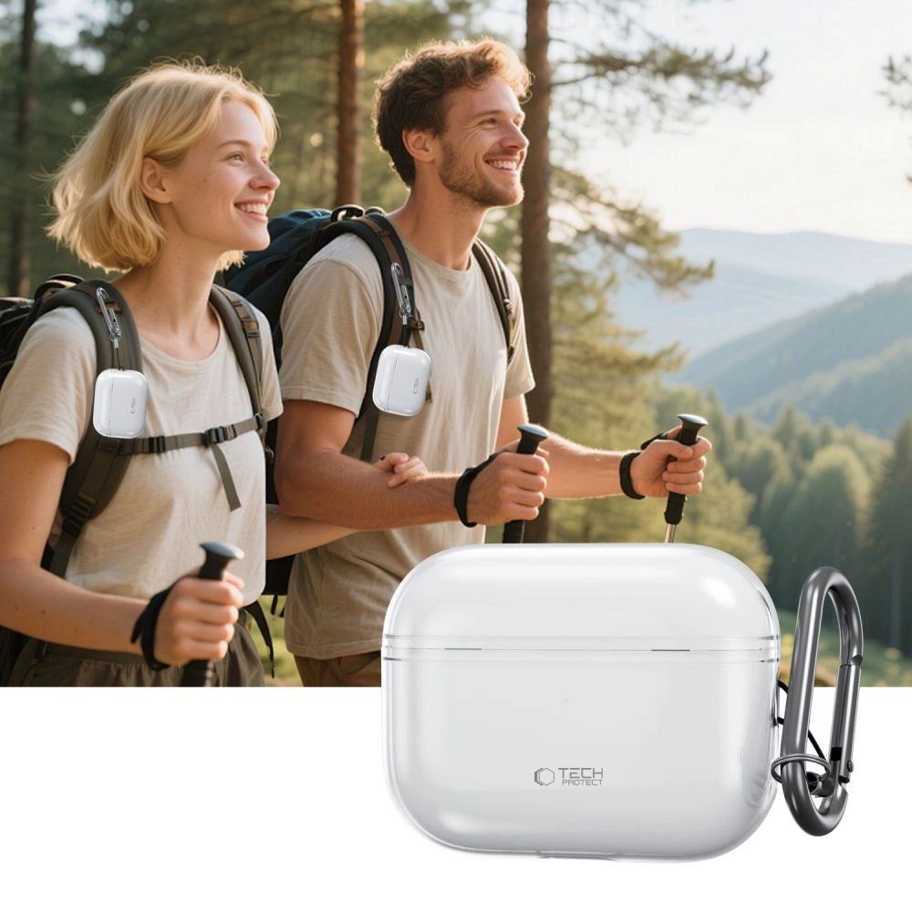 Etui Tech-Protect FlexAir na AirPods Pro - przezroczyste – zdjęcie 7