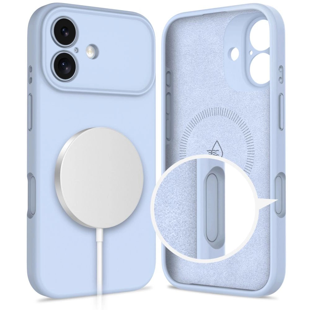 Etui Tech-Protect Silicone MagSafe na iPhone 17 - niebieskie – zdjęcie 2