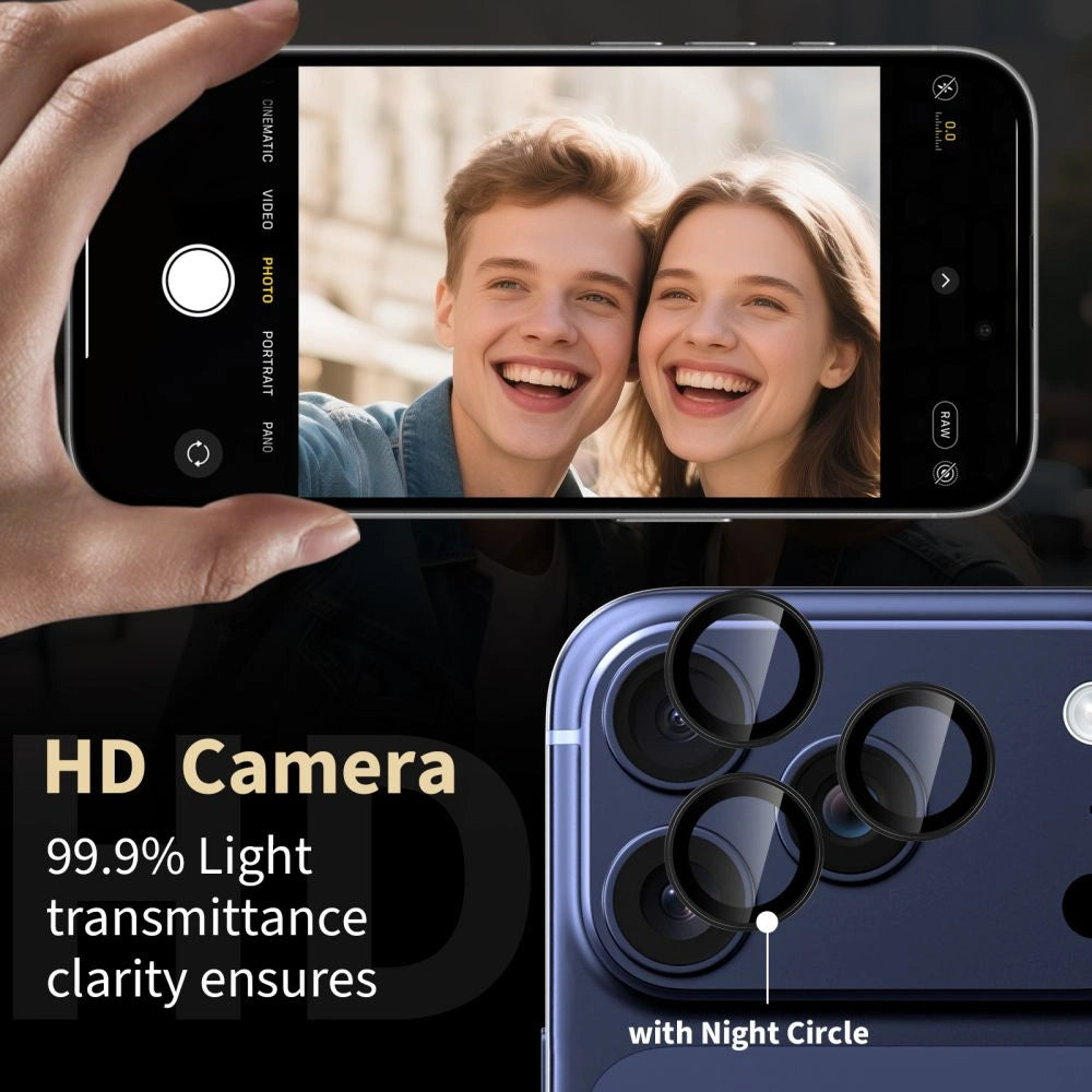 Osłona aparatu Tech-Protect Camring Fit+ na iPhone 14 Pro - niebieska – zdjęcie 2