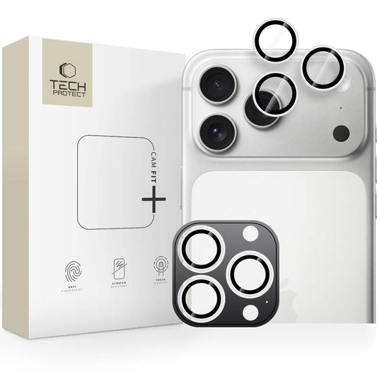 Osłona aparatu Tech-Protect Camring Fit+ na iPhone 14 Pro - srebrna