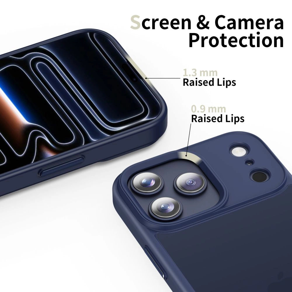 Etui Tech-Protect MagMat na iPhone 17 Pro - granatowy mat – zdjęcie 5