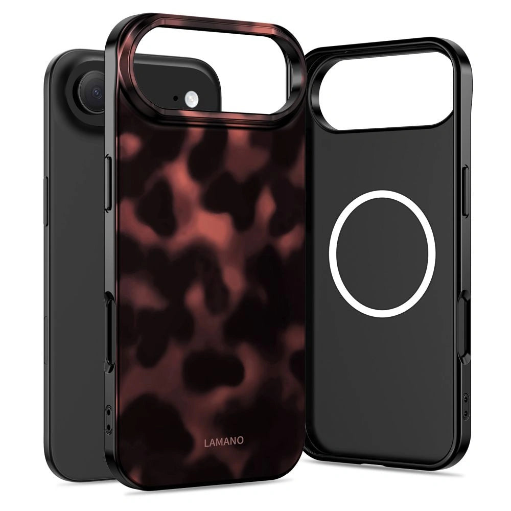 Etui Tech-Protect Lamano MagSafe na iPhone Air - czarno-czerwone
