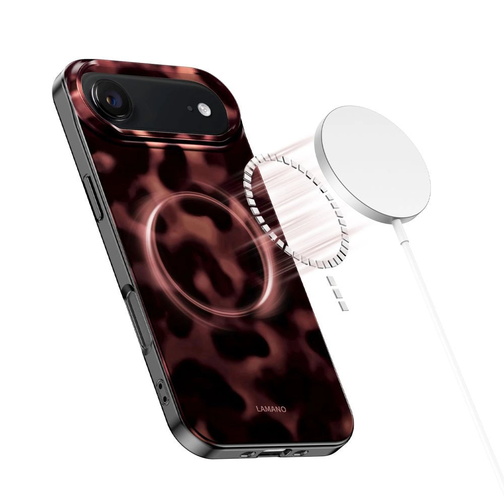 Etui Tech-Protect Lamano MagSafe na iPhone Air - czarno-czerwone – zdjęcie 5