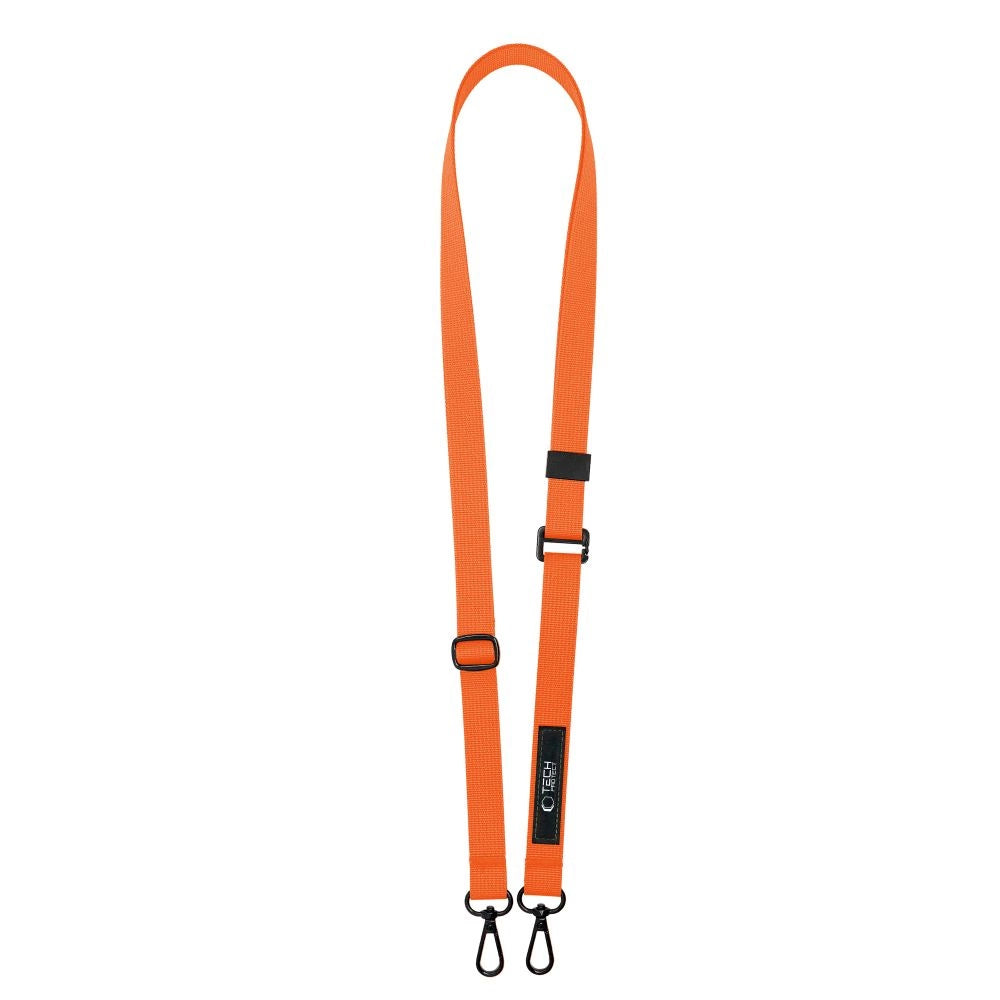 Smycz Tech-Protect C6S Rope Crossbody - pomarańczowa – zdjęcie 3