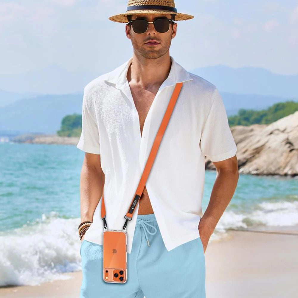 Smycz Tech-Protect C6S Rope Crossbody - pomarańczowa – zdjęcie 4