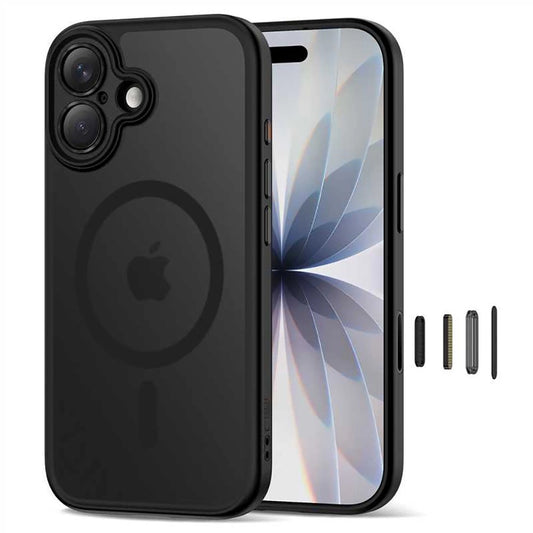 Etui Tech-Protect Magpeak Magsafe CC na iPhone 17 - czarny mat