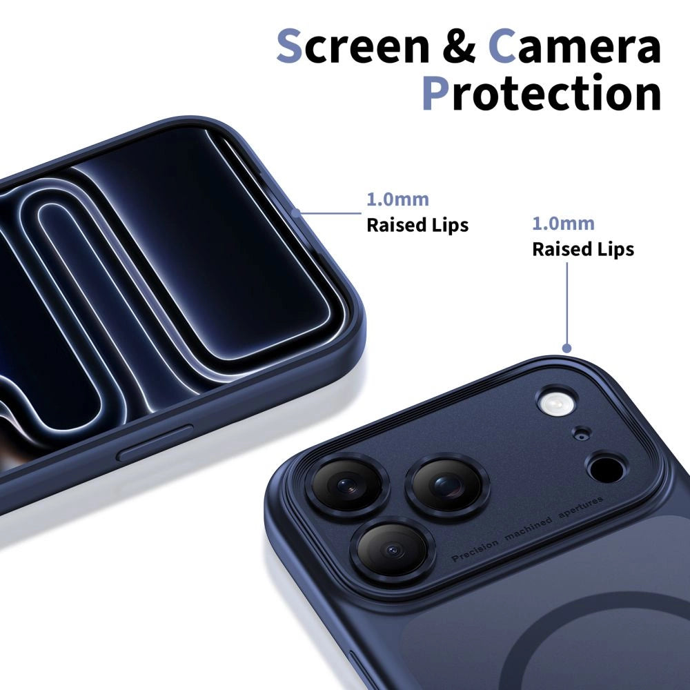 Etui Tech-Protect Magpeak Magsafe CC na iPhone 17 Pro - granatowy mat – zdjęcie 4