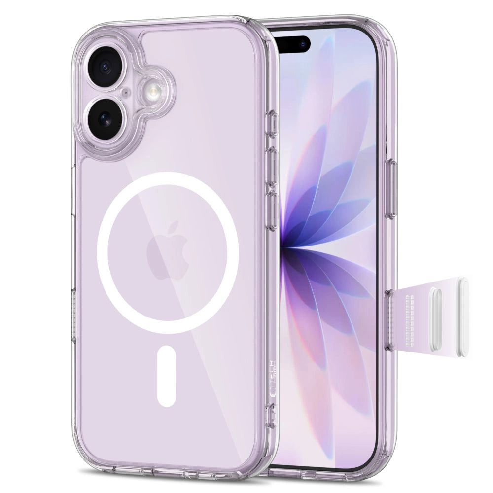 Etui Tech-Protect Magpeak Magsafe CC na iPhone 17 - przezroczyste