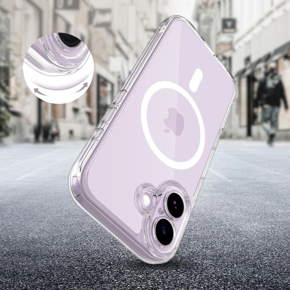 Etui Tech-Protect Magpeak Magsafe CC na iPhone 17 - przezroczyste – zdjęcie 6