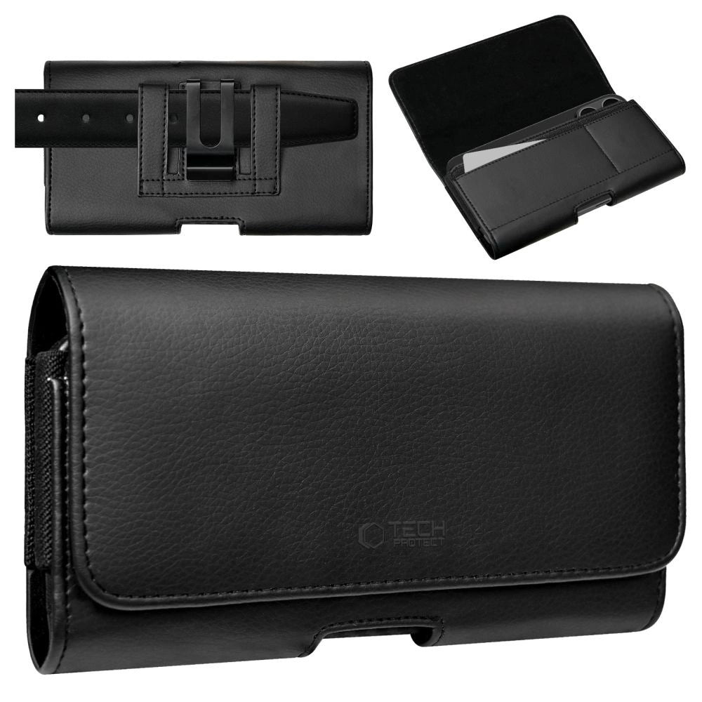 Etui Tech-Protect SM80 dla smartfonów 5.8-6.8" - czarne – zdjęcie 2