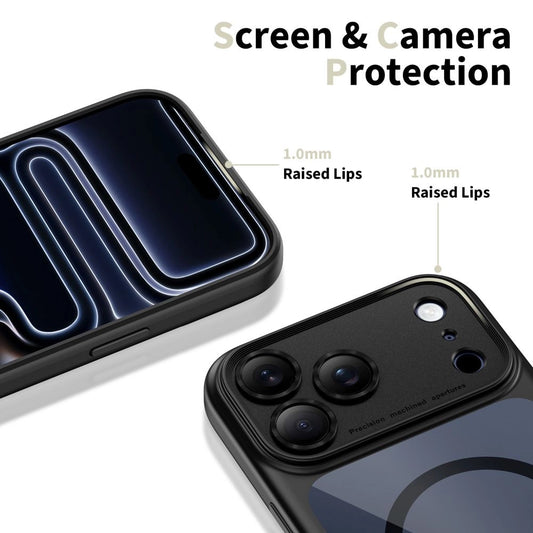 Etui Tech-Protect Magpeak na iPhone 17 Pro Max - przezroczysto-czarne