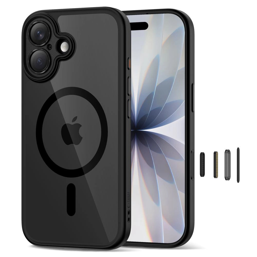 Etui Tech-Protect Magpeak Magsafe CC na iPhone 17- przezroczysto-czarne – zdjęcie 2