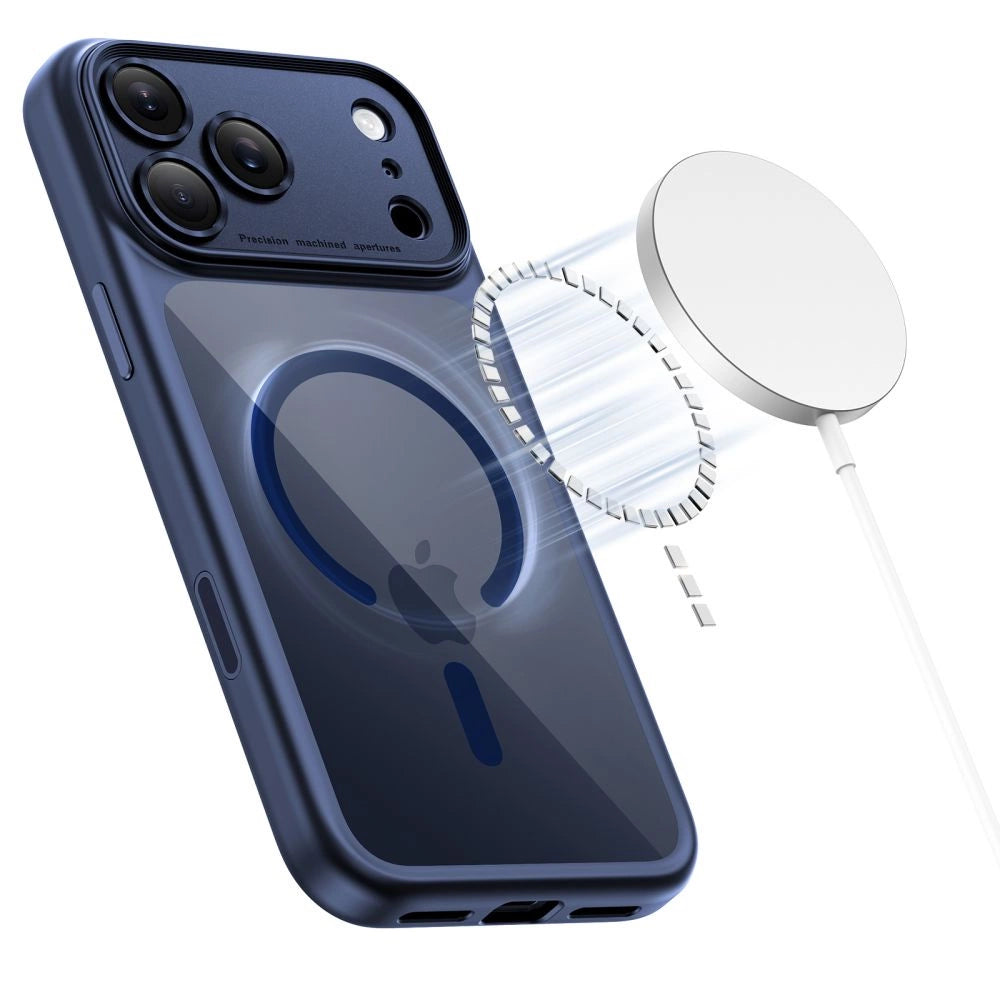 Etui Tech-Protect Magpeak na iPhone 17 Pro Max - przezroczysto-granatowe – zdjęcie 3