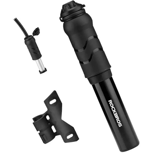 Pompka rowerowa Rockbros 810PCS-HP mini ręczna z wężykiem Presta - czarna