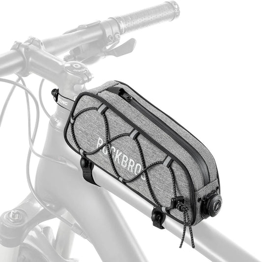 Torba rowerowa Rockbros TL004 ROAD TO SKY 0,7 l na ramę wodoodporna - szara