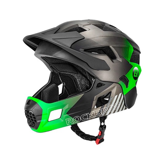 Kask rowerowy Rockbros TS-61 10110061003 dziecięcy z odpinaną - zielony