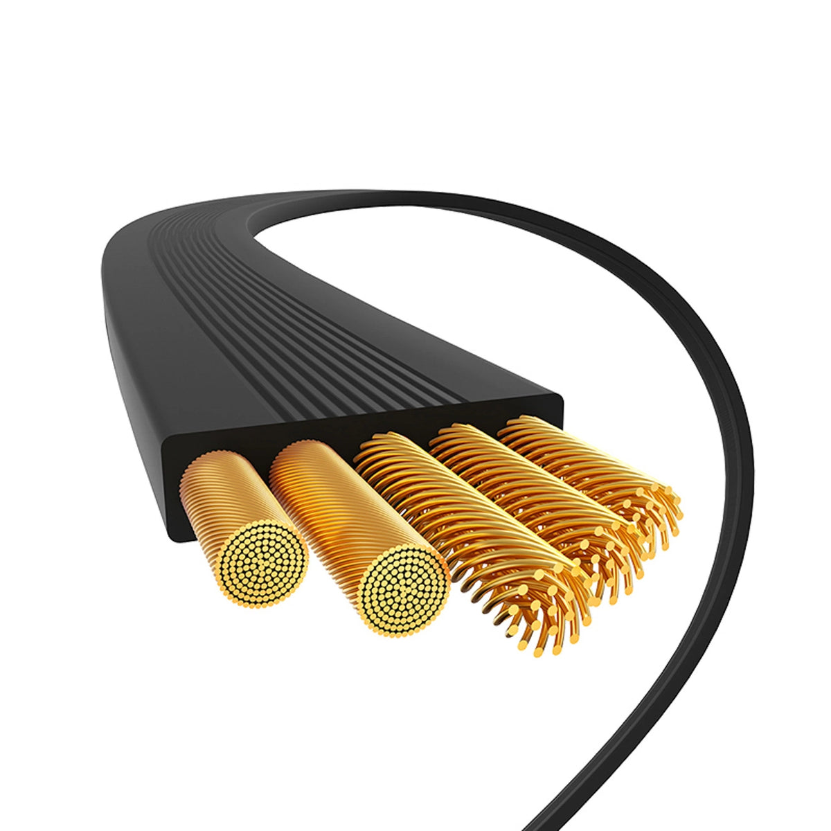Kabel Baseus Free2Pull Mini 100W zwijany USB-C - USB-C 2m - czarny – zdjęcie 6