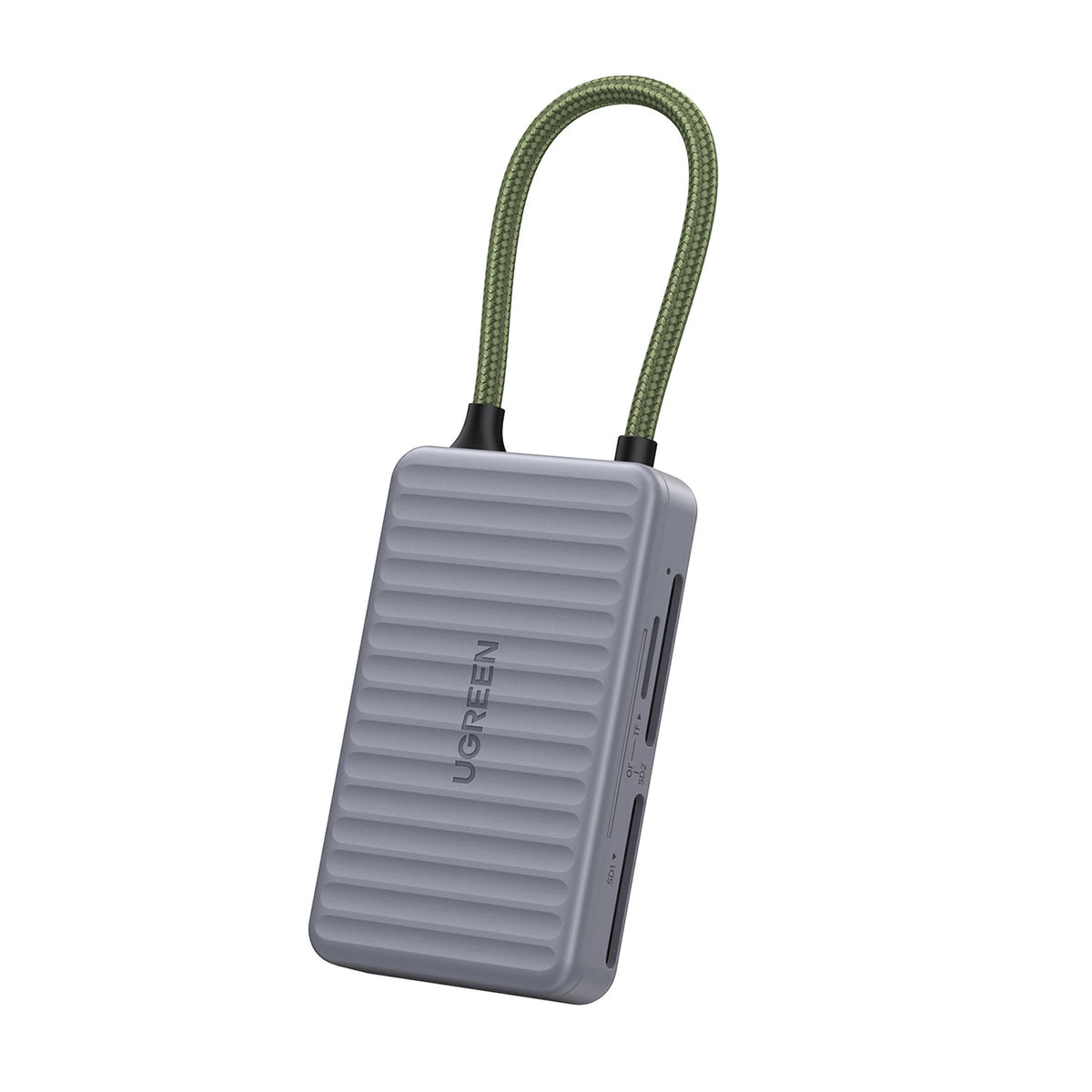 Czytnik kart pamięci Ugreen CM868 USB-C - szary – zdjęcie 3