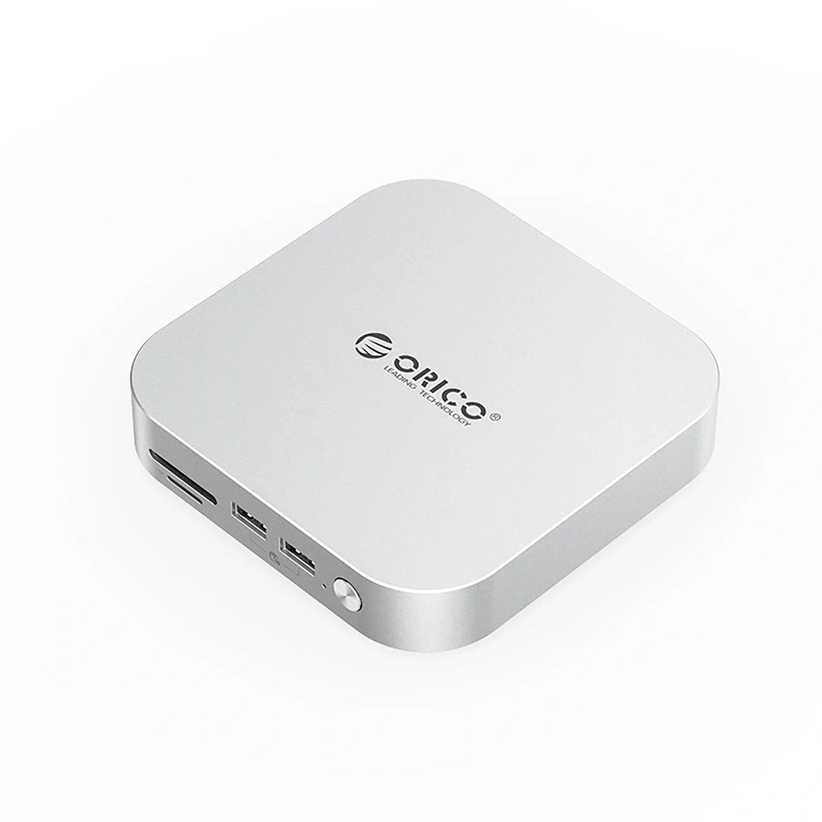 Stacja dokująca Orico MiniLink 9w1 z na dysk twardy M.2 SSD - srebrna