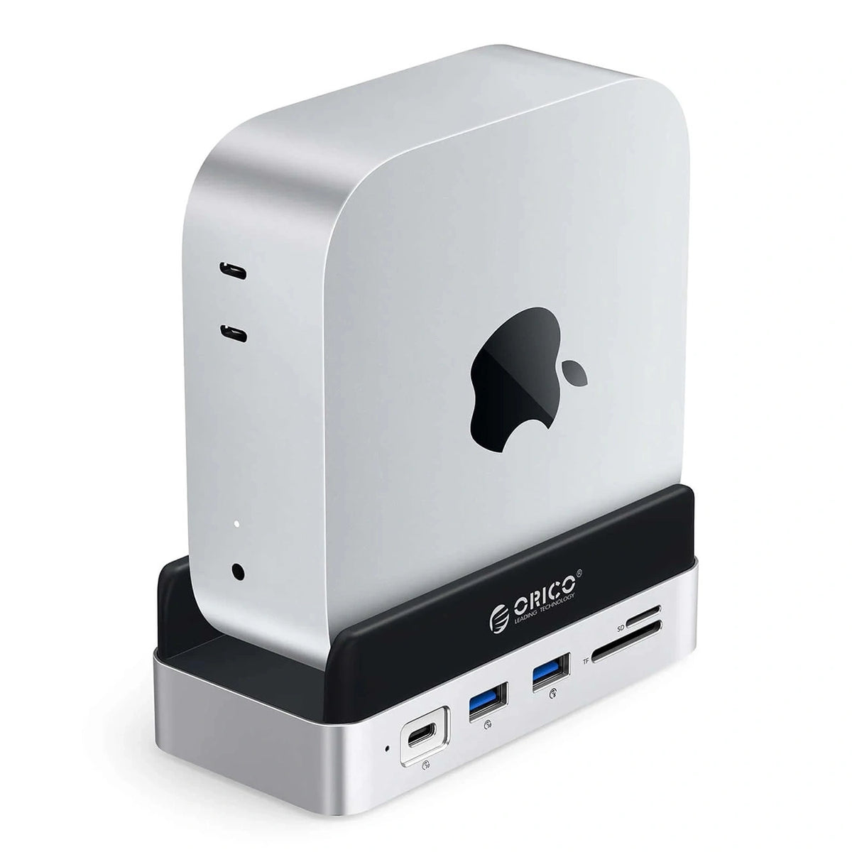 Stacja dokująca Orico MiniDock 10w1 z na dysk twardy SSD - srebrna – zdjęcie 3