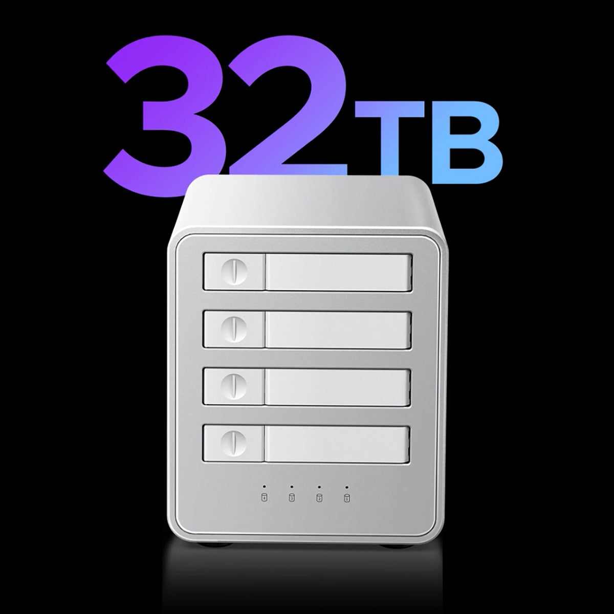 Macierz dyskowa Orico 8848U4 DAS Series 4-zatokowa M.2 NVMe SSD - biała – zdjęcie 8