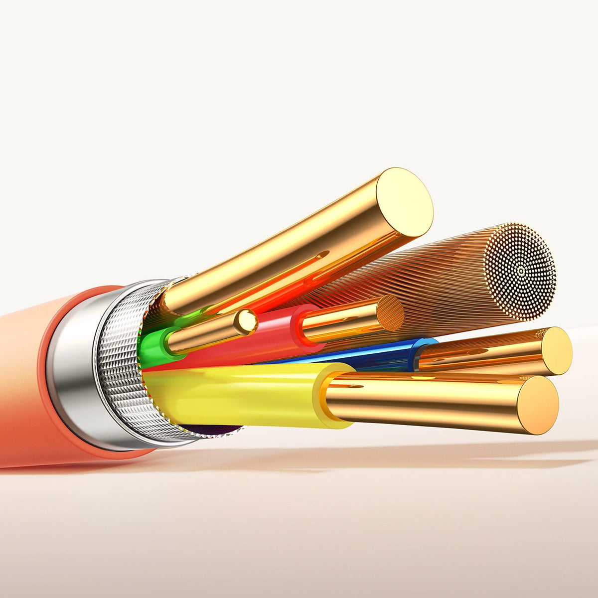 Kabel Joyroom S-A59 Vibrant Series 3A USB-A - USB-C 1,2m - pomarańczowy – zdjęcie 6