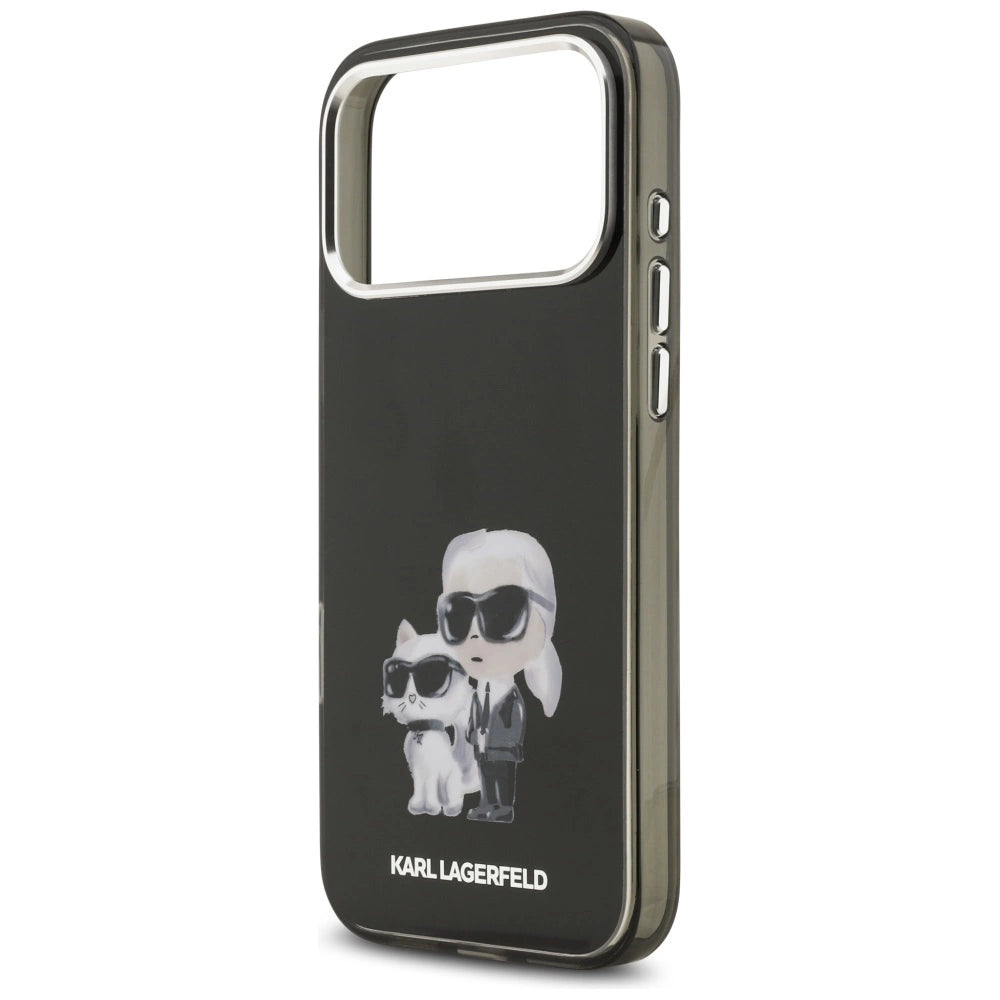 Etui Karl Lagerfeld IML Aquarelle Karl & na iPhone 17 Pro - czarne