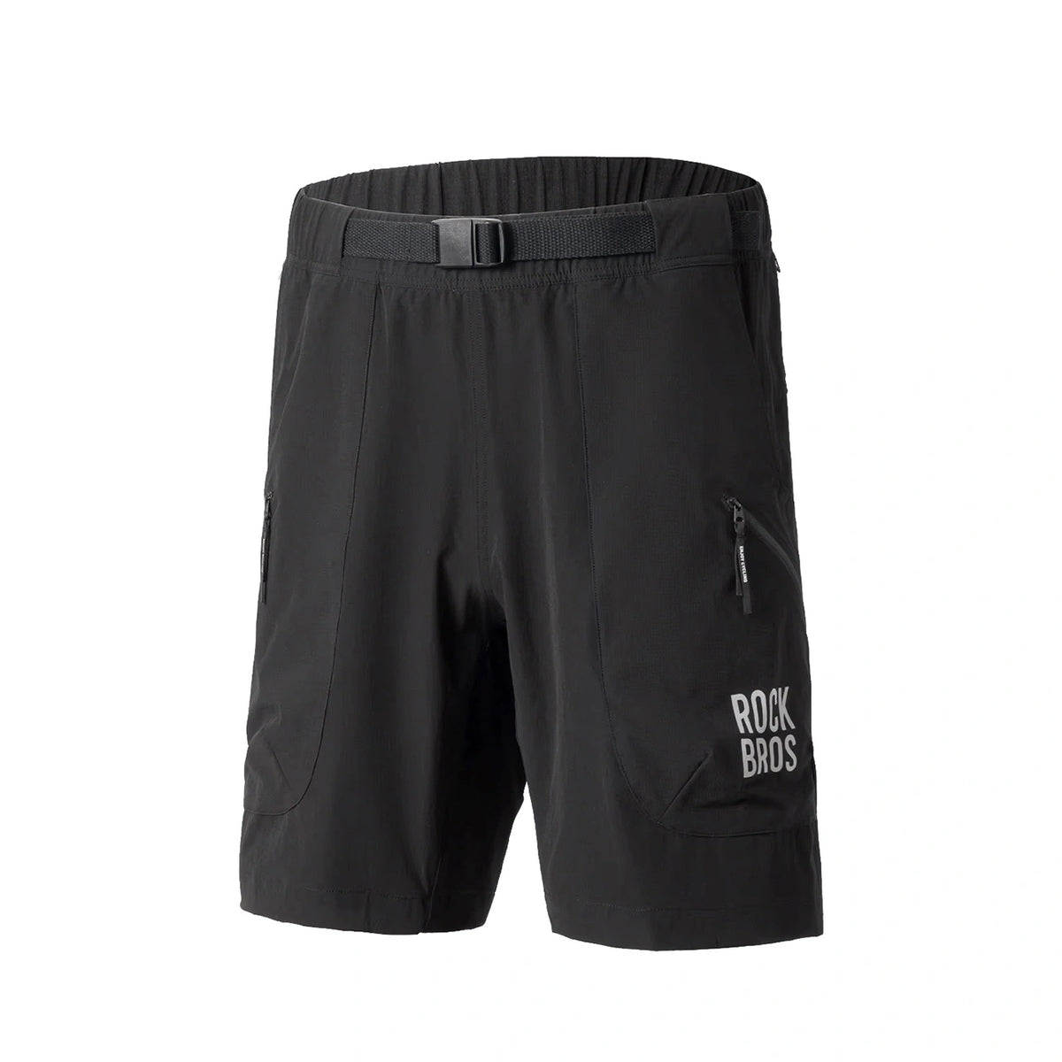 Szorty Rockbros YDDK015 z paskiem rozmiar S - czarne