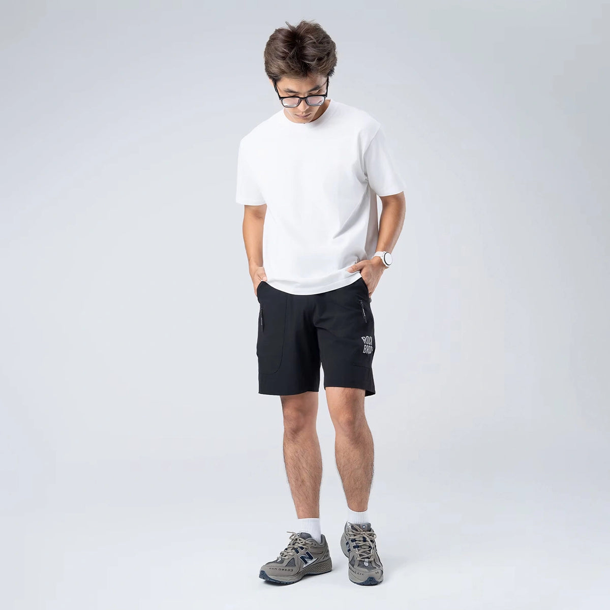 Szorty Rockbros YDDK015 z paskiem rozmiar XXXL - czarne – zdjęcie 13