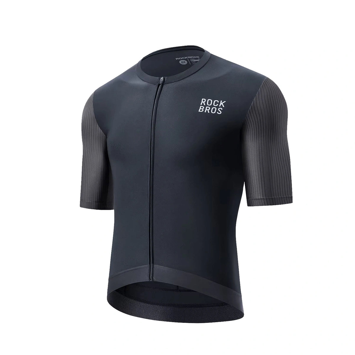 Koszulka rowerowa Rockbros 15200025 z krótkim rękawem rozmiar XXXL - czarna