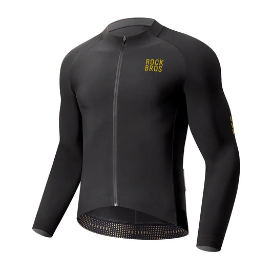 Bluza rowerowa Rockbros YDWT020 Diamond wiosna/jesień/zima - czarna