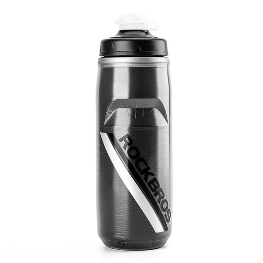 Bidon termiczny Rockbros rowerowy 620 ml bez BPA - gradient czarny