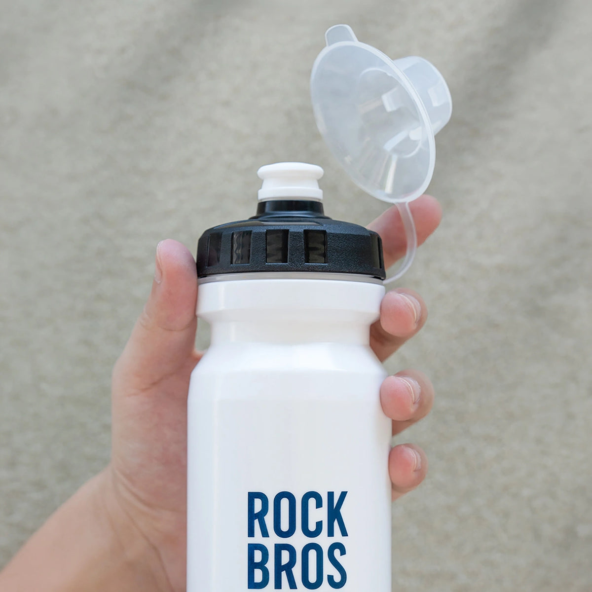 Bidon rowerowy Rockbros 600 ml - biały – zdjęcie 4