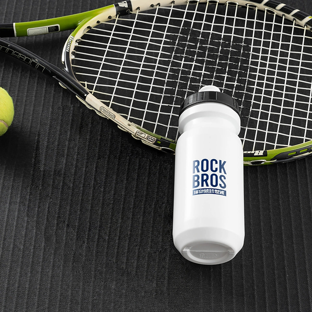 Bidon rowerowy Rockbros 600 ml - biały – zdjęcie 5