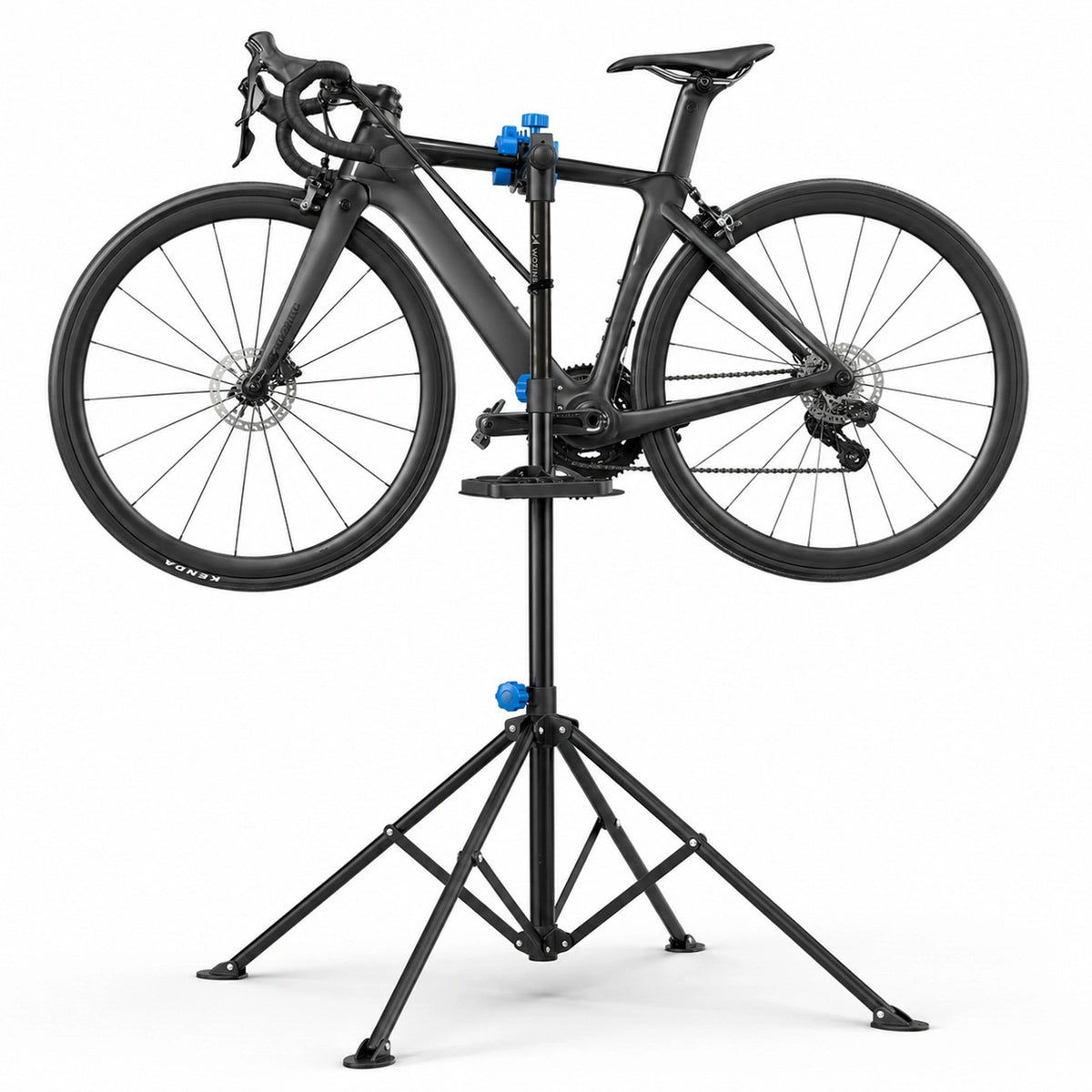 Stojak serwisowy Wozinsky WSS-180 z pokrętłami do rowerów 30 kg - czarny – zdjęcie 2