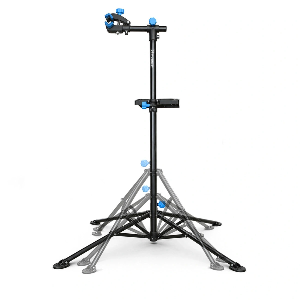 Stojak serwisowy Wozinsky WSS-180 z pokrętłami do rowerów 30 kg - czarny – zdjęcie 3