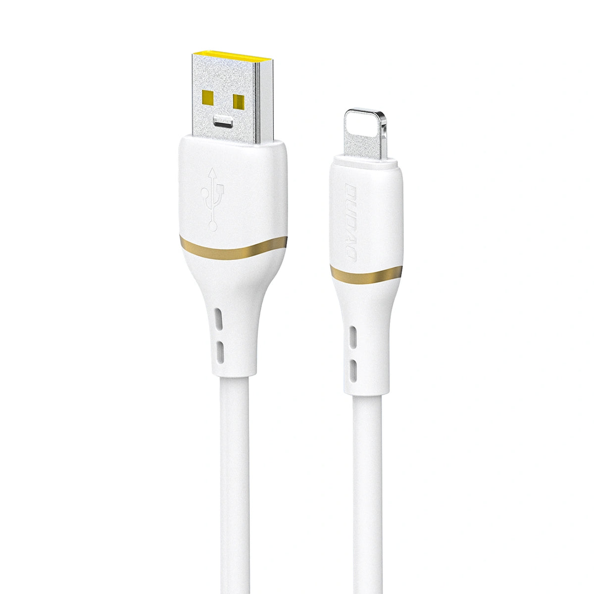 Kabel Dudao L25L USB-A - Lightning 1m 30W w miękkim silikonowym - biały