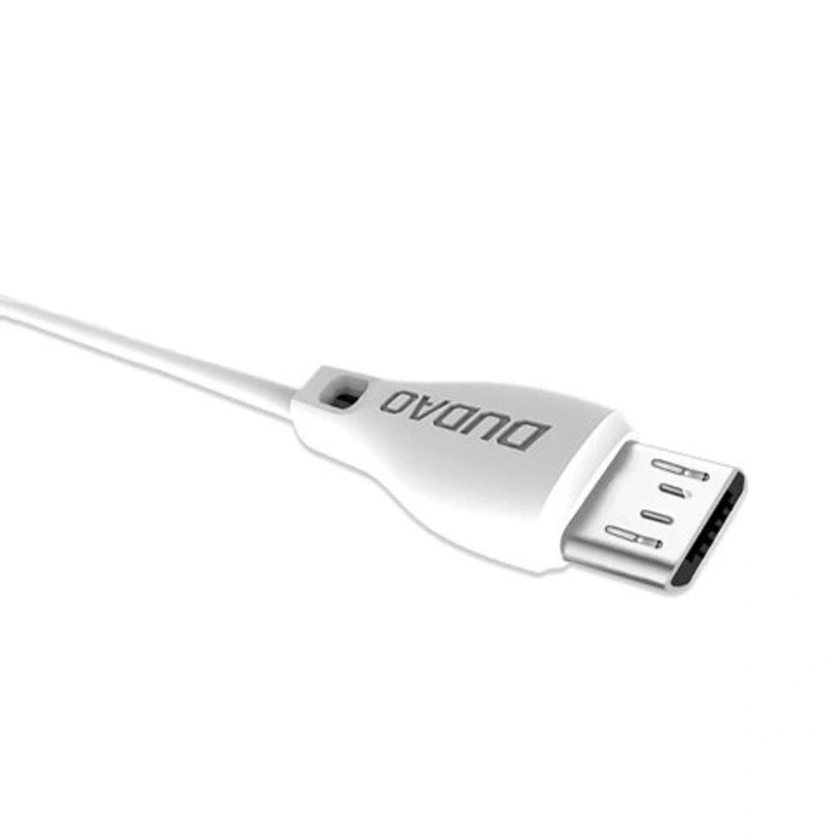 Kabel Dudao L4M USB-A - MicroUSB 2.4 A 1m - biały – zdjęcie 2