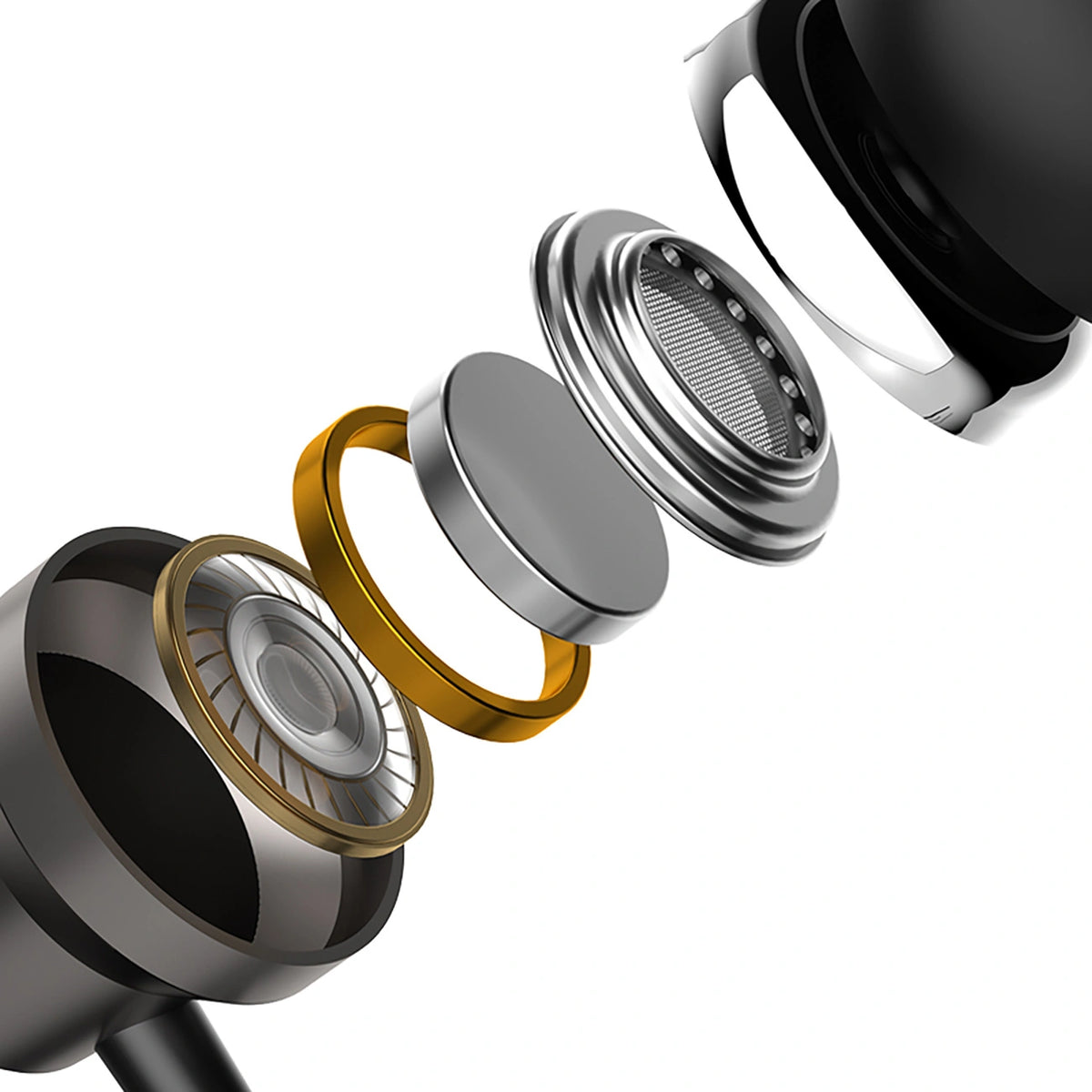 Słuchawki dokanałowe Dudao X10PRO przewodowe 3,5mm mini jack - czarne – zdjęcie 3