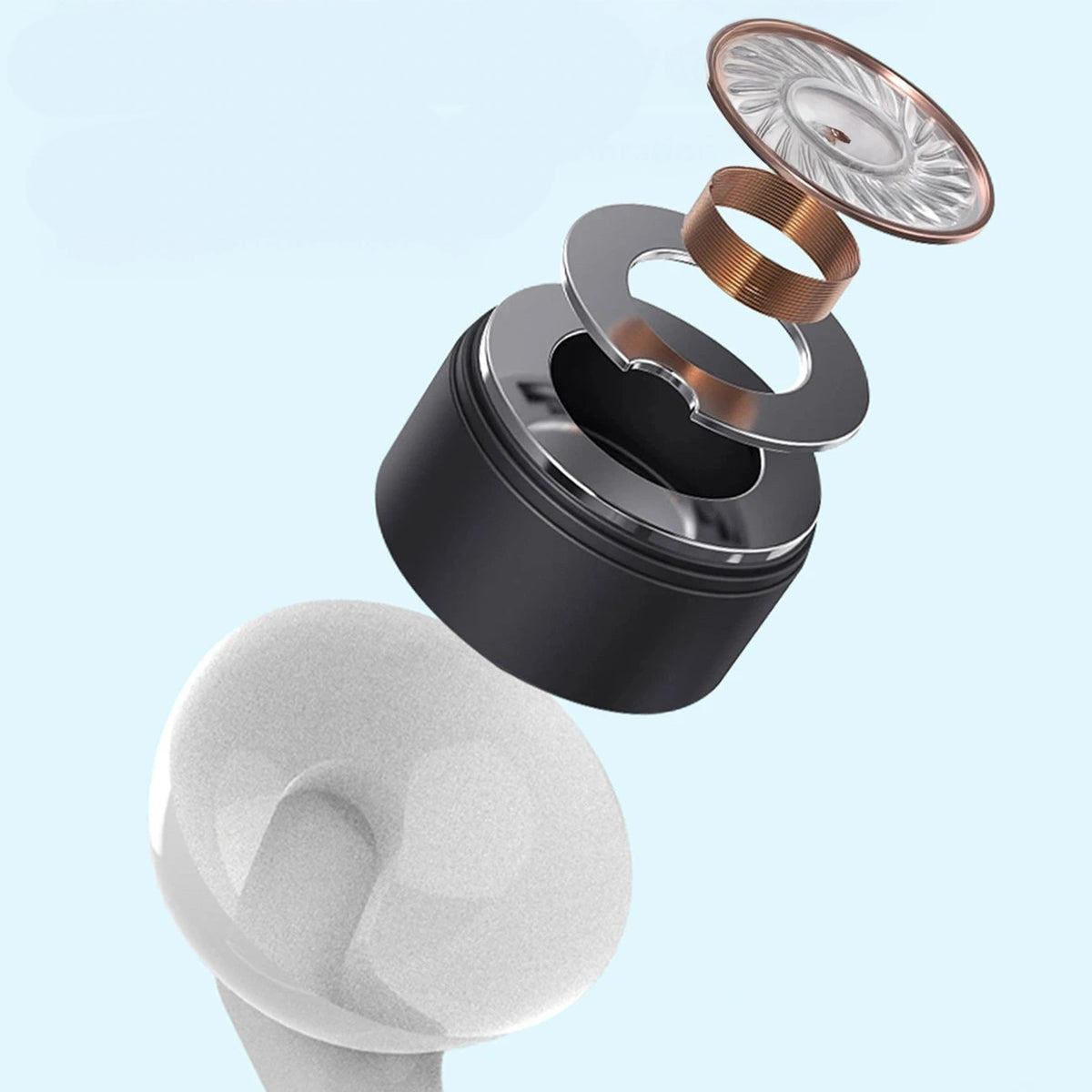 Słuchawki dokanałowe Dudao X3 przewodowe minijack 3,5mm - białe – zdjęcie 4