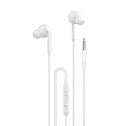 Słuchawki dokanałowe Dudao X3+ przewodowe minijack 3,5mm - białe