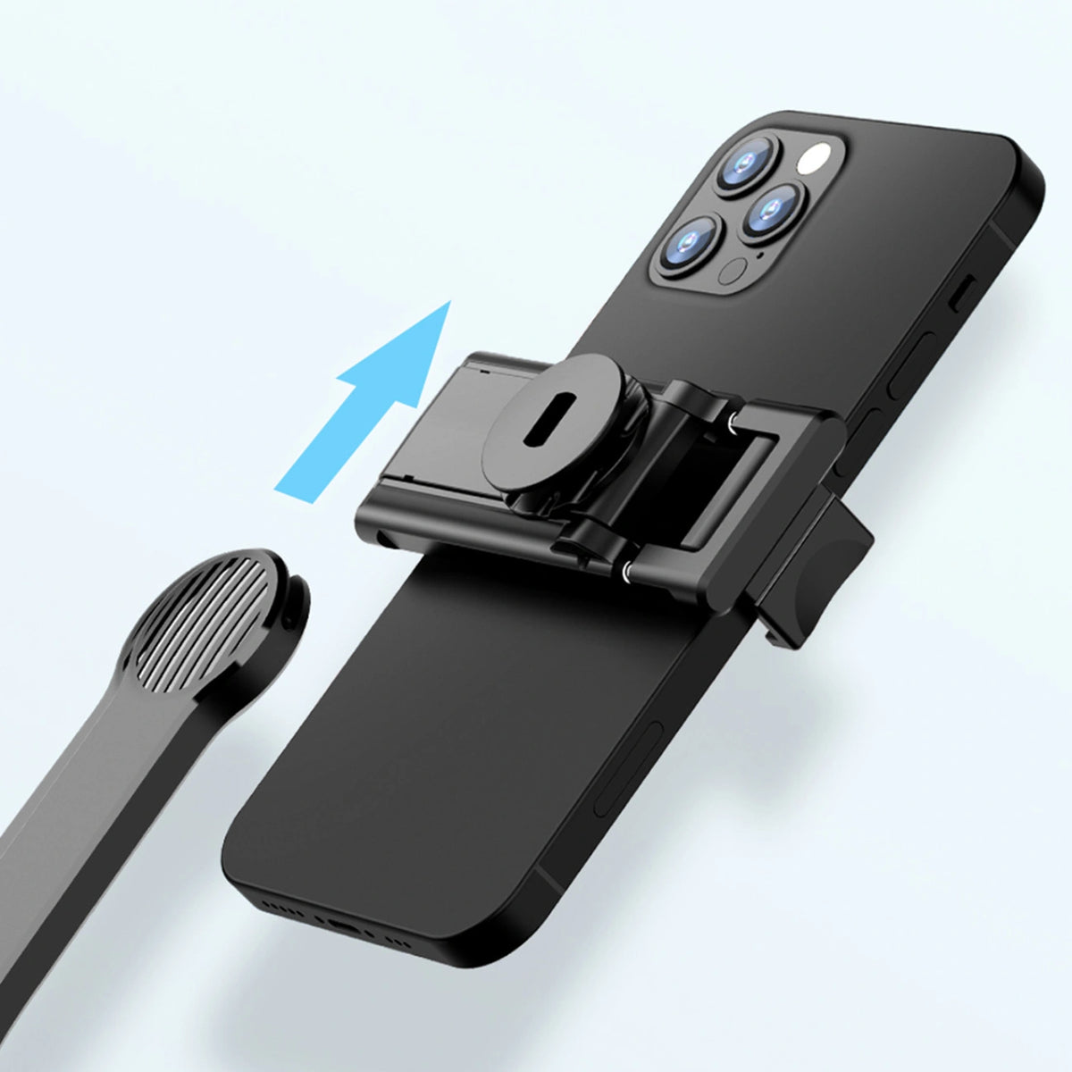 Selfie stick Dudao F18S 4w1 statyw składany z pilotem - czarny – zdjęcie 6