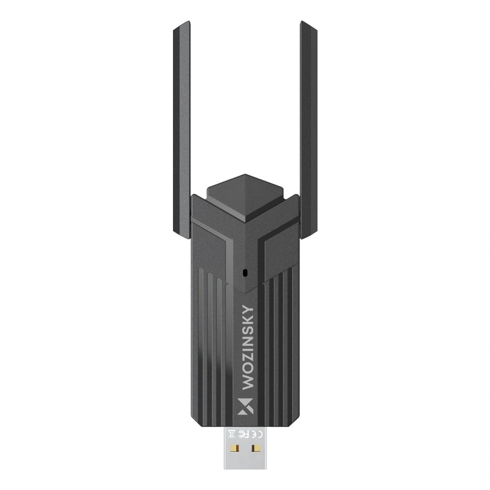 Adapter Wozinsky WAX-1800 dwupasmowy bezprzewodowy USB 3.0 WiFi 6 - czarny – zdjęcie 4