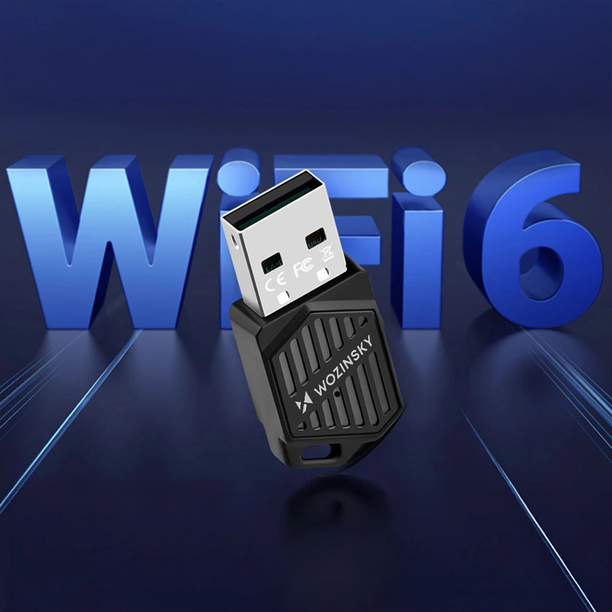 Adapter Wozinsky WAX-900 dwupasmowy USB Wi-Fi 6 z Bluetooth 5.4 - czarny – zdjęcie 6