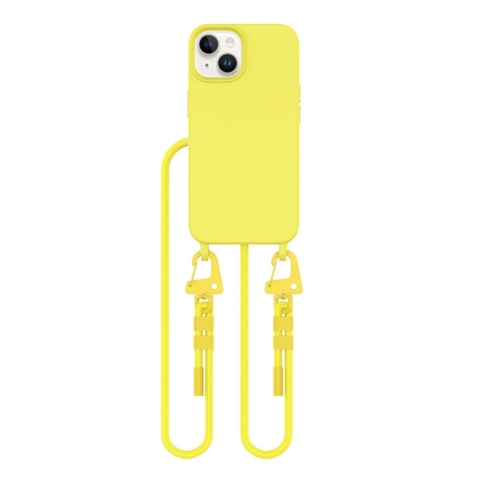 Etui Tech-Protect Magnecklace MagSafe na iPhone 14 - żółte – zdjęcie 2