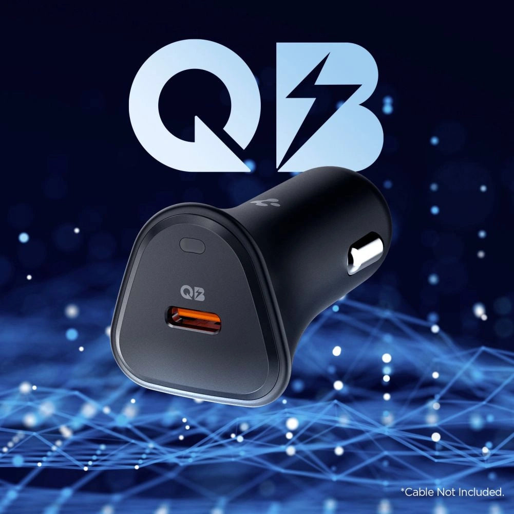 Ładowarka samochodowa Spigen Essential EV301 30 W - czarna – zdjęcie 6