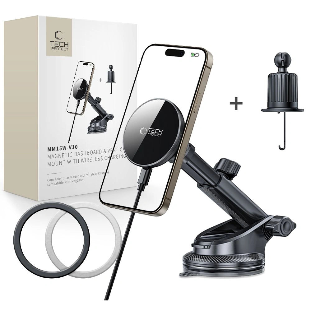 Uchwyt Samochodowy na kokpit / szybę / kratkę nawiewu - czarny