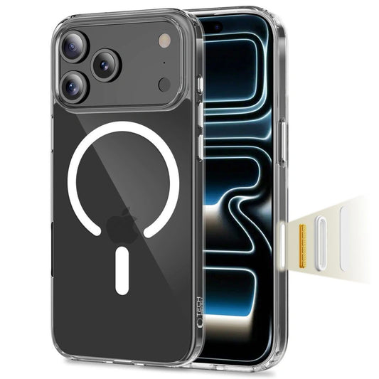 Etui Tech-Protect Flexair Hybrid CC na iPhone 17 Pro Max - przezroczyste